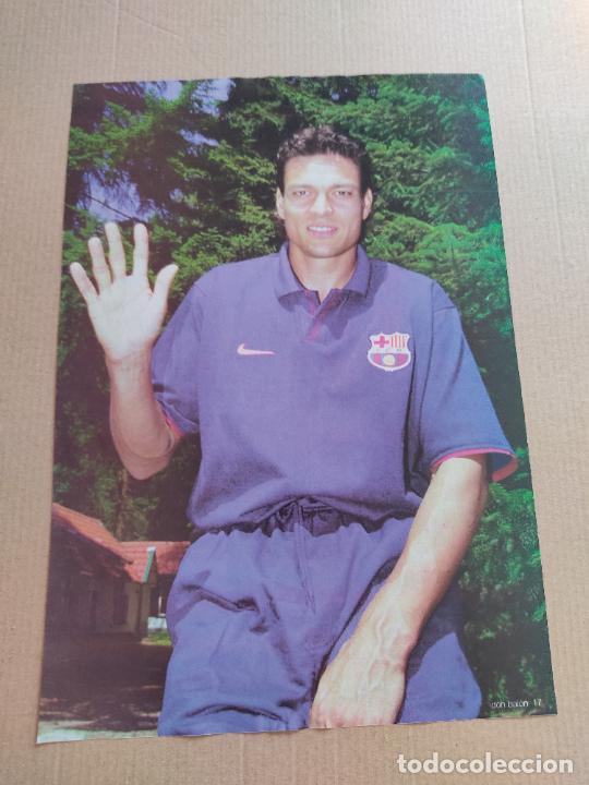 Sammelleidenschaft Sport: JARI LITMANEN BARCELONA BAR&Ccedil;A POSTER 1 PAG REVISTA DON BALON A&Ntilde;OS 90 + ENTREVISTA