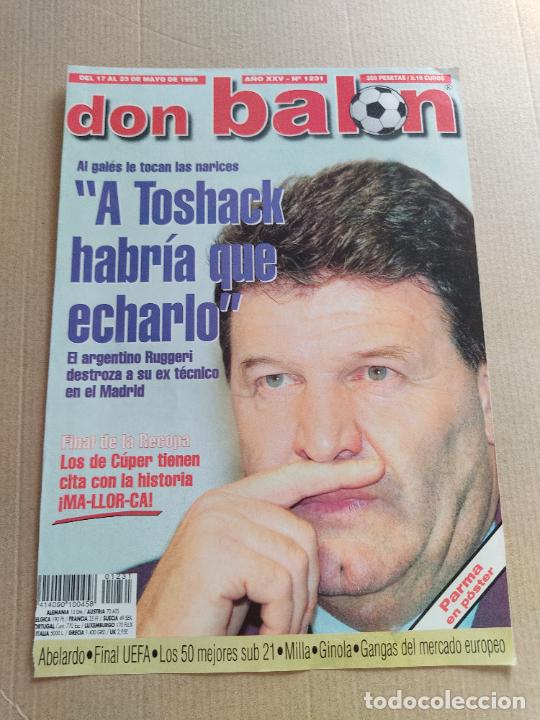 Sammelleidenschaft Sport: JOHN TOSHACK REAL MADRID TIPO POSTER PORTADA 1 PAG REVISTA DON BALON A&Ntilde;OS 90