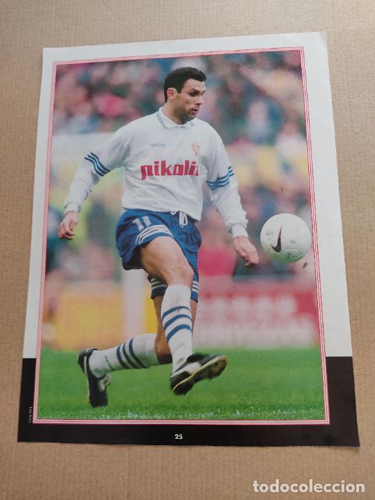 Sammelleidenschaft Sport: GUSTAVO POYET REAL ZARAGOZA POSTER 1 PAG REVISTA DON BALON A&Ntilde;OS 90 + ENTREVISTA