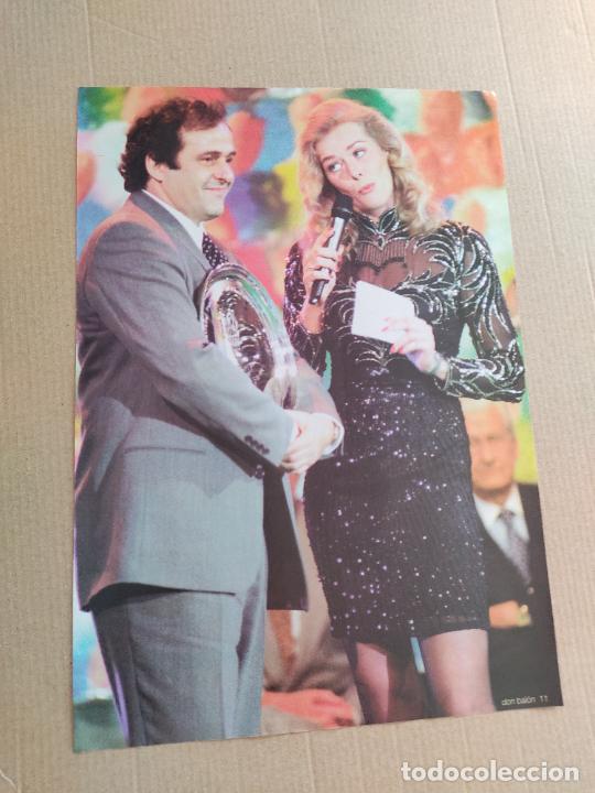 Sammelleidenschaft Sport: MICHEL PLATINI FRANCIA POSTER 1 PAG REVISTA DON BALON A&Ntilde;OS 90 + ENTREVISTA
