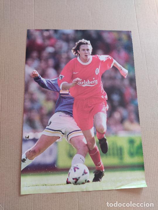 Sammelleidenschaft Sport: STEVE MCMANAMAN LIVERPOOL POSTER 1 PAG REVISTA DON BALON A&Ntilde;OS 90 + ENTREVISTA