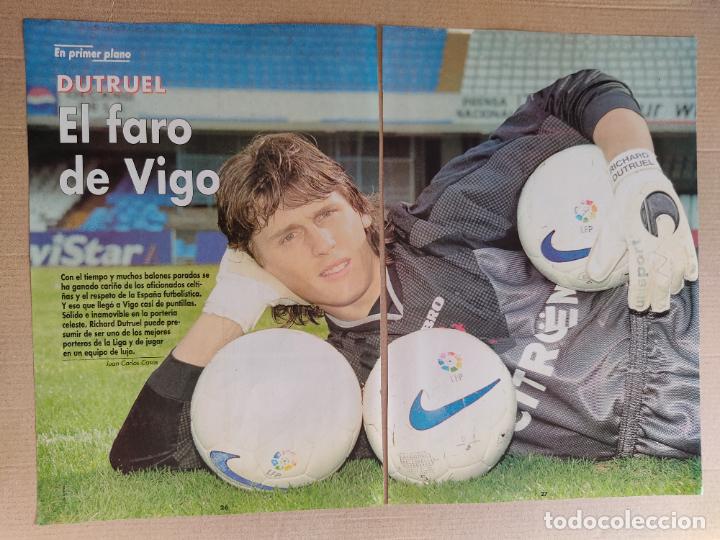 Sammelleidenschaft Sport: RICHARD DUTRUEL POSTER 2 PAG + REPORTAJE REVISTA DON BALON A&Ntilde;OS 90 VALENCIA ATLETICO MADRID ANTIGUOS