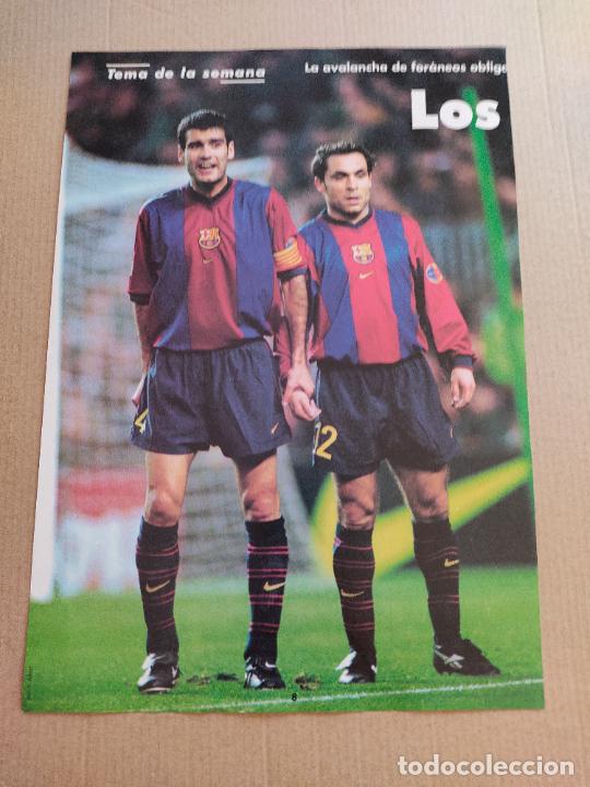 Sammelleidenschaft Sport: PEP GUARDIOLA SERGI BARJUAN BARCELONA BAR&Ccedil;A POSTER 1 PAG REVISTA DON BALON A&Ntilde;OS 90