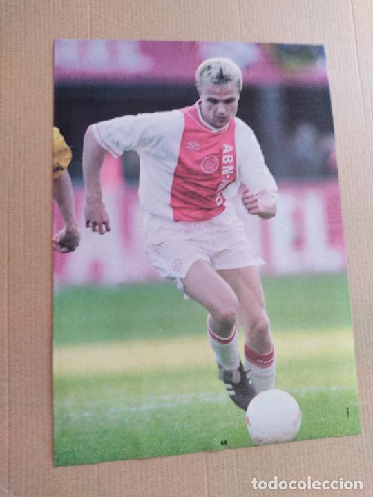 Sammelleidenschaft Sport: JESPER GRONKJAER AJAX AMSTERDAM POSTER 1 PAG REVISTA DON BALON A&Ntilde;OS 90