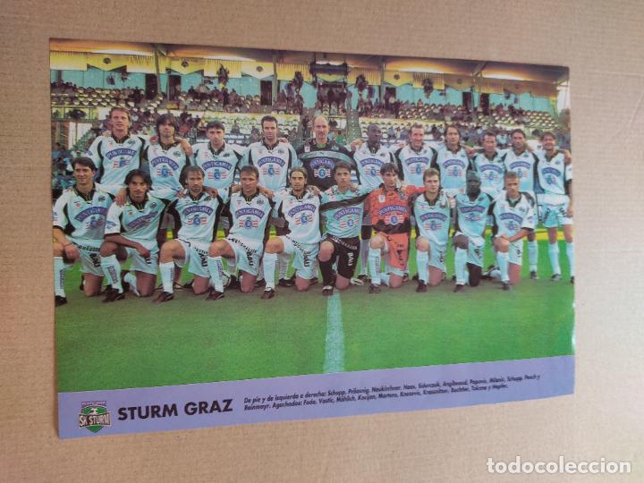 Sammelleidenschaft Sport: STURM GRAZ COPA EUROPA EQUIPO PLANTILLA POSTER 1 PAG REVISTA DON BALON A&Ntilde;OS 90 REPORTAJE INTER MILAN