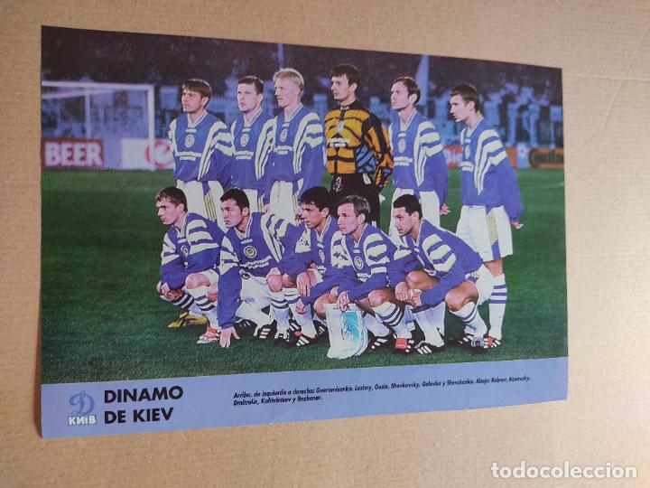 Sammelleidenschaft Sport: DINAMO KIEV COPA EUROPA PLANTILLA POSTER 1 PAG REVISTA DON BALON A&Ntilde;OS 90 REPORTAJE PANATHINAIKOS