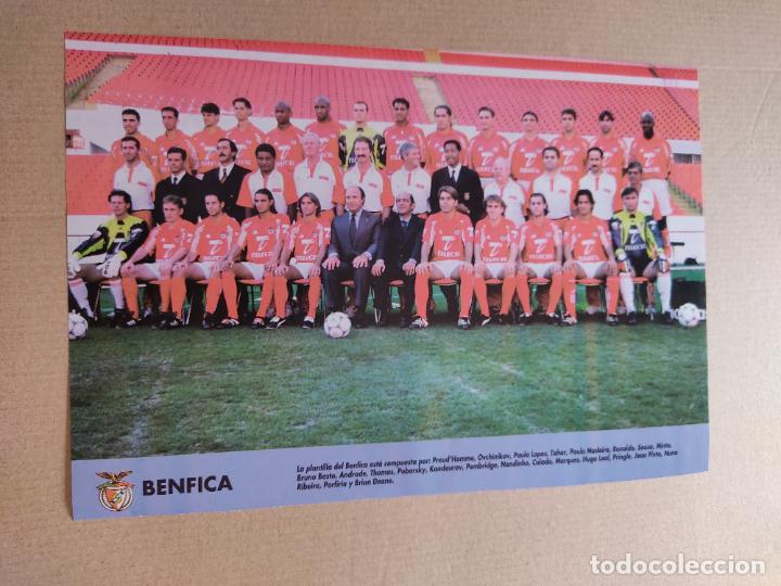 Sammelleidenschaft Sport: BENFICA EQUIPO COPA EUROPA PLANTILLA POSTER 1 PAG REVISTA DON BALON A&Ntilde;OS 90 REPORTAJE PSV EINDHOVEN