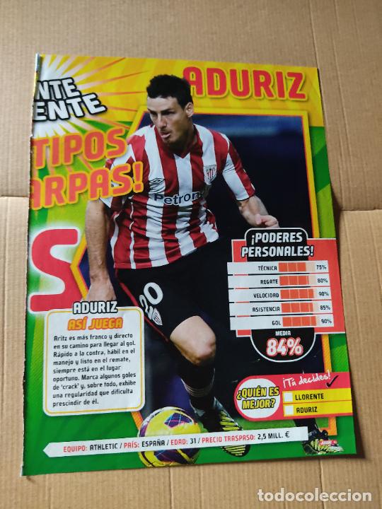 Coleccionismo deportivo: ARITZ ADURIZ ATHLETIC CLUB BILBAO TIPO POSTER 1 PAG REVISTA JUGON + INFORMACI&Oacute;N Y DATOS