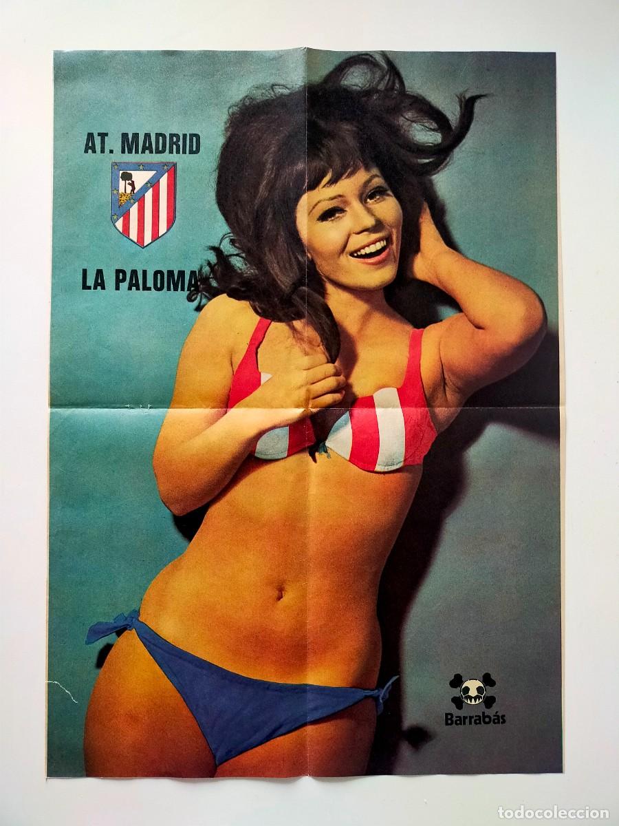 Colecionismo desportivo: POSTER AT. MADRID: LA PALOMA // REVISTA BARRABAS // AÑOS 70