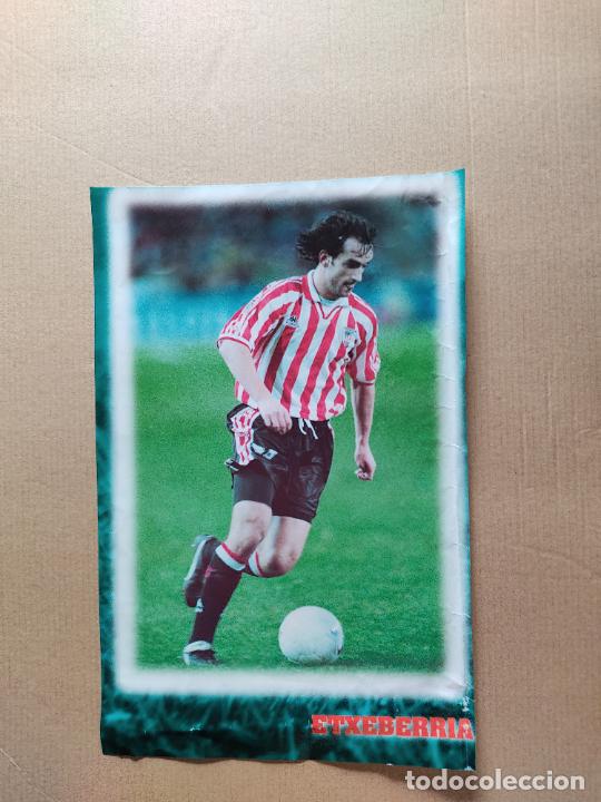 Coleccionismo deportivo: POSTER JOSEBA ETXEBERRIA ATHLETIC CLUB BILBAO A&Ntilde;OS 90 FUTBOL, MIDE 20,5 X 31,5 CM