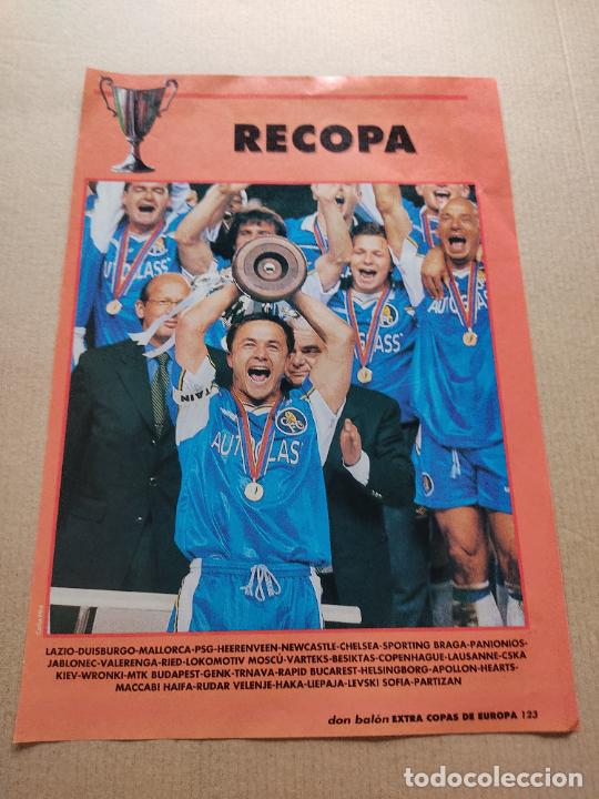 Coleccionismo deportivo: CHELSEA WISE VIALLI CAMPEON RECOPA POSTER 1 PAG REVISTA DON BAL&Oacute;N A&Ntilde;OS 90 + LAZIO DUISBURGO