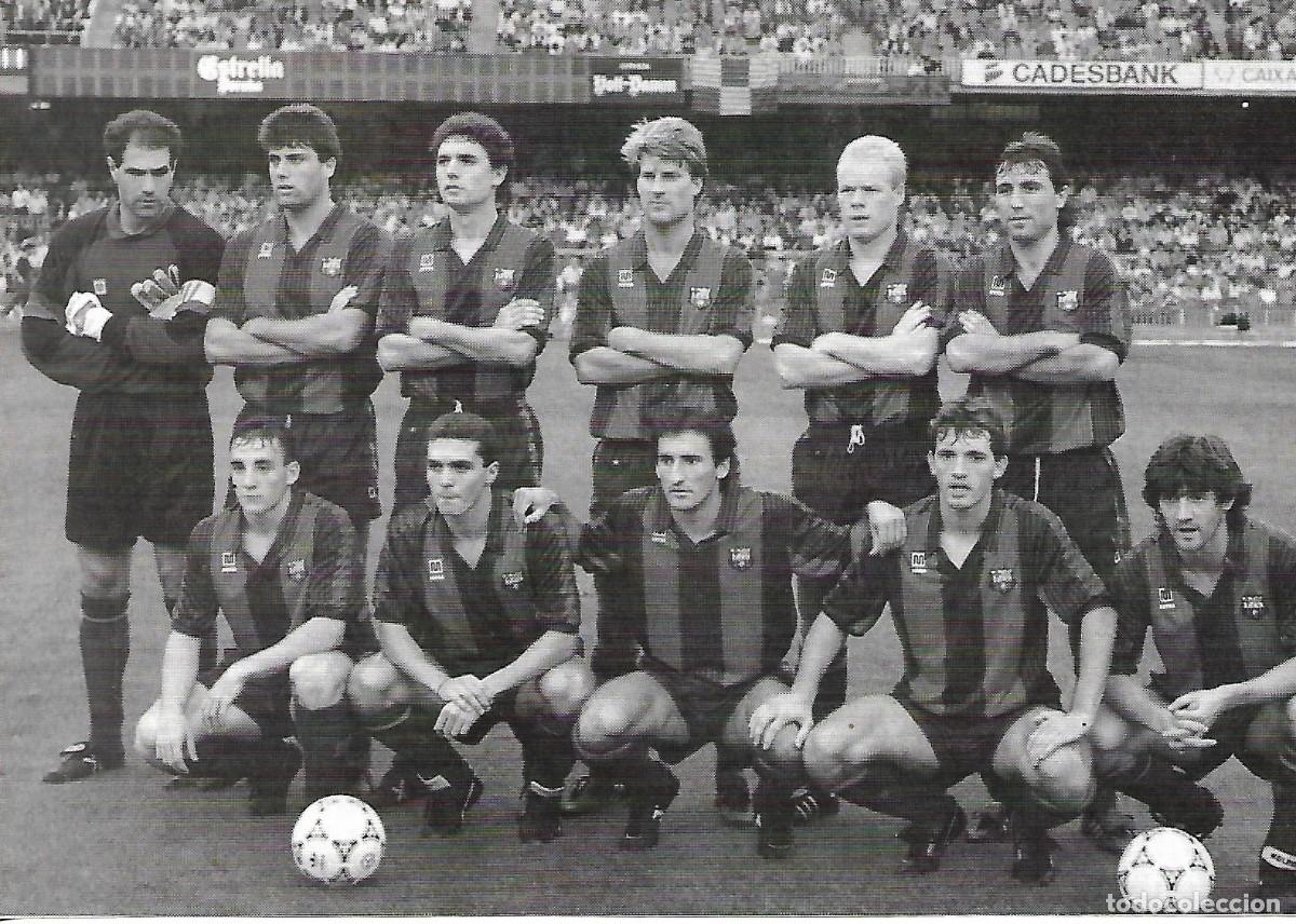 Coleccionismo deportivo: BAR&Ccedil;A: Gran recorte de la temporada 90-91. Campeones de Liga