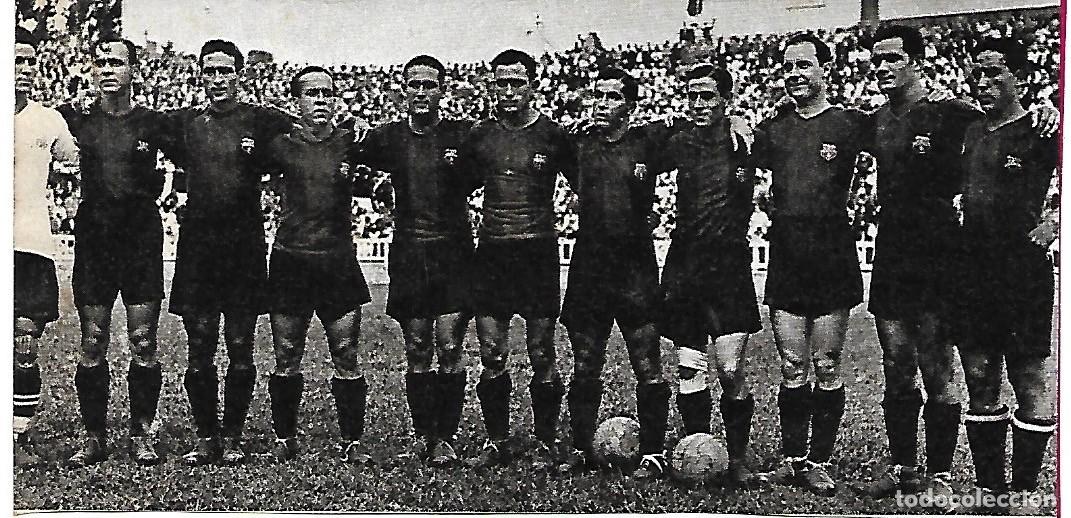 Coleccionismo deportivo: BAR&Ccedil;A: Recorte de los A&ntilde;os 30