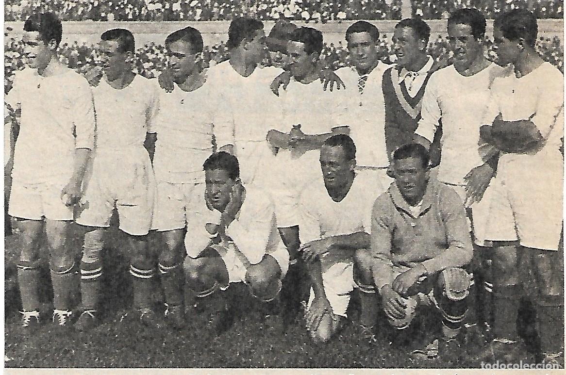 Coleccionismo deportivo: REAL MADRID: Recorte de la temporada 29-30