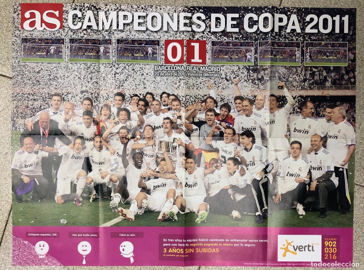 Coleccionismo deportivo: POSTER AS CAMPEONES DE COPA 2011. FUTBOL