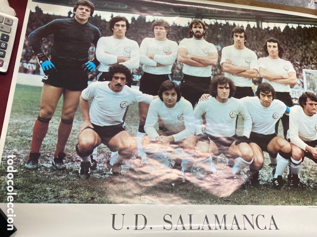 Coleccionismo deportivo: POSTER FUTBOL U.S SALAMANCA FORMA EDICIONES MADRID 1977