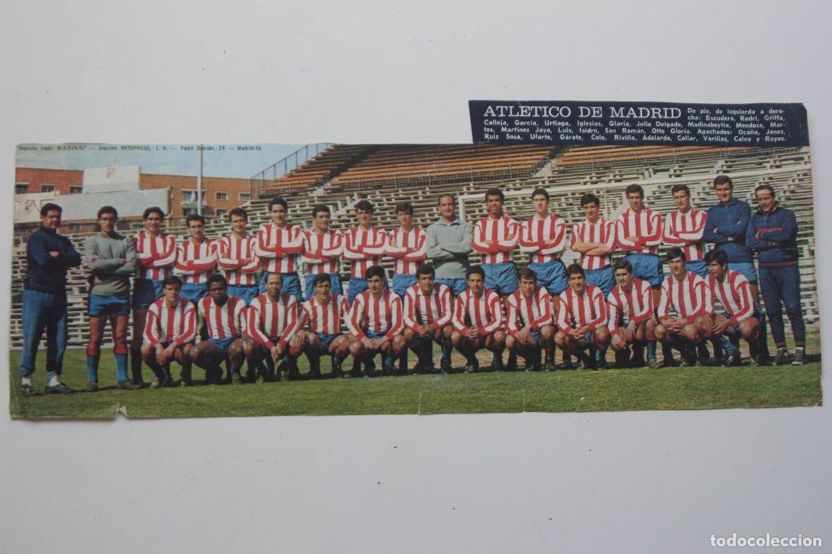 Coleccionismo deportivo: FOTOGRAF&Iacute;A ATL&Eacute;TICO DE MADRID FINALES DE LOS 60 - Foto 1
