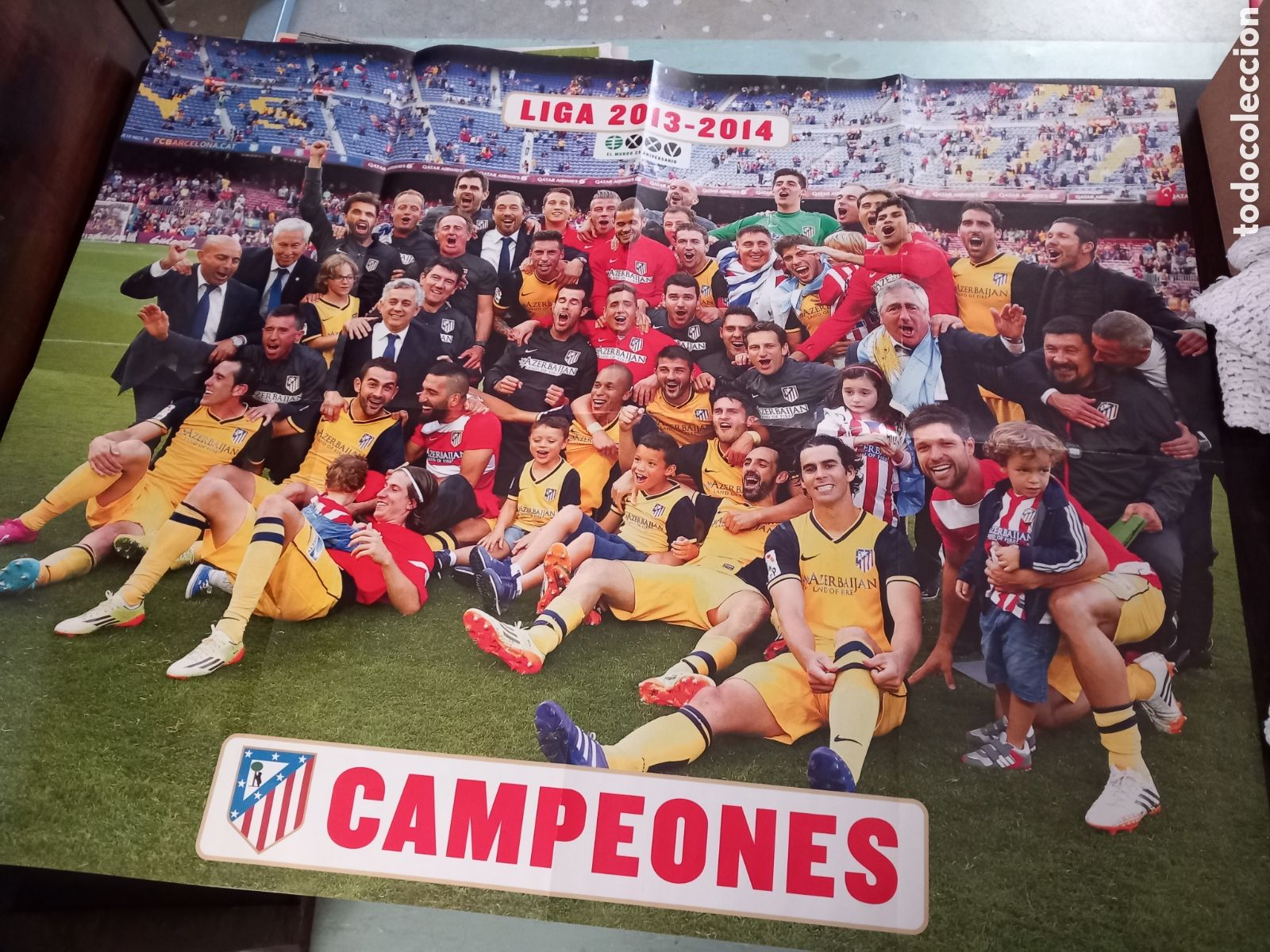 Coleccionismo deportivo: P&oacute;ster Atl&eacute;tico de Madrid - Foto 2
