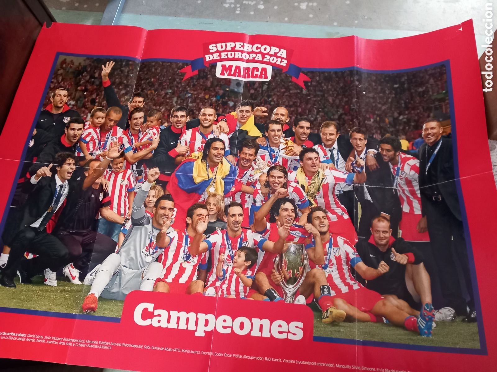 Coleccionismo deportivo: P&oacute;ster Atl&eacute;tico de Madrid - Foto 3