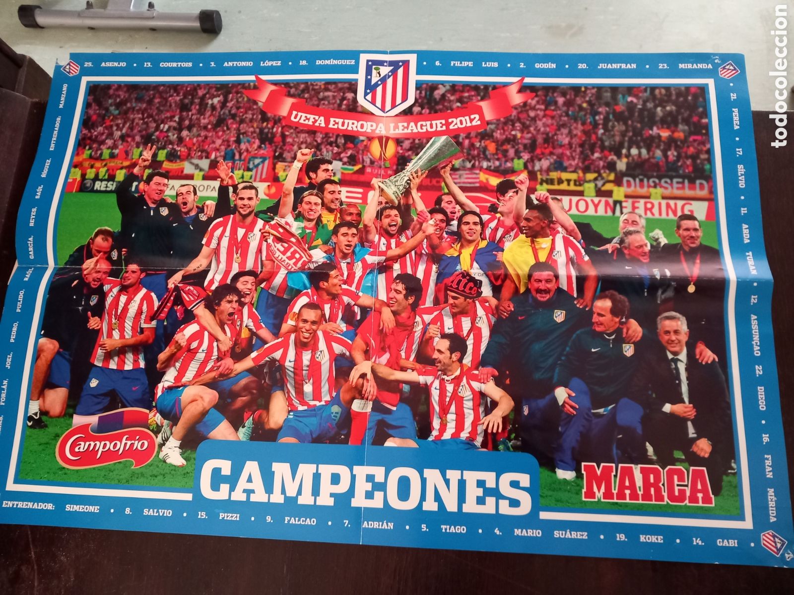 Coleccionismo deportivo: P&oacute;ster Atl&eacute;tico de Madrid - Foto 5