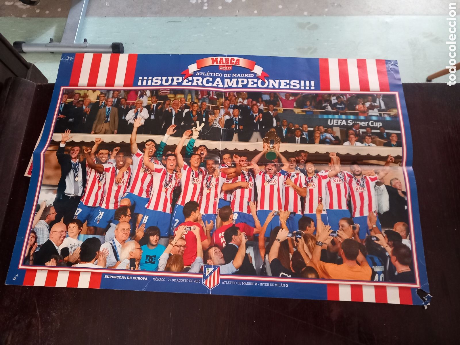Coleccionismo deportivo: P&oacute;ster Atl&eacute;tico de Madrid - Foto 4