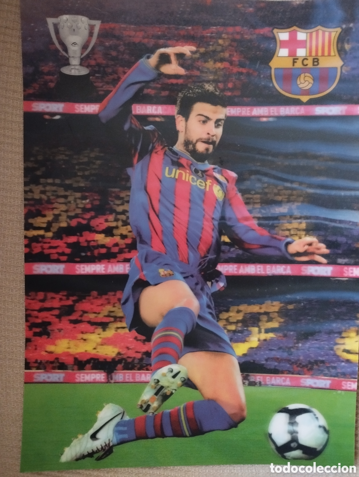 Coleccionismo deportivo: LOS CRACKS DEL BARSA EN 3D *PIQU&Eacute;* - Foto 1