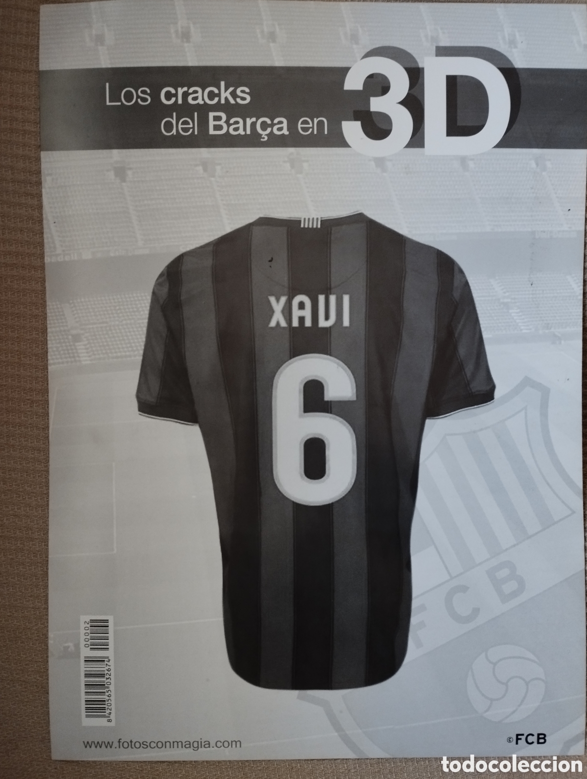 Coleccionismo deportivo: LOS CRAKS DEL BARSA EN 3D * XAVI* - Foto 2
