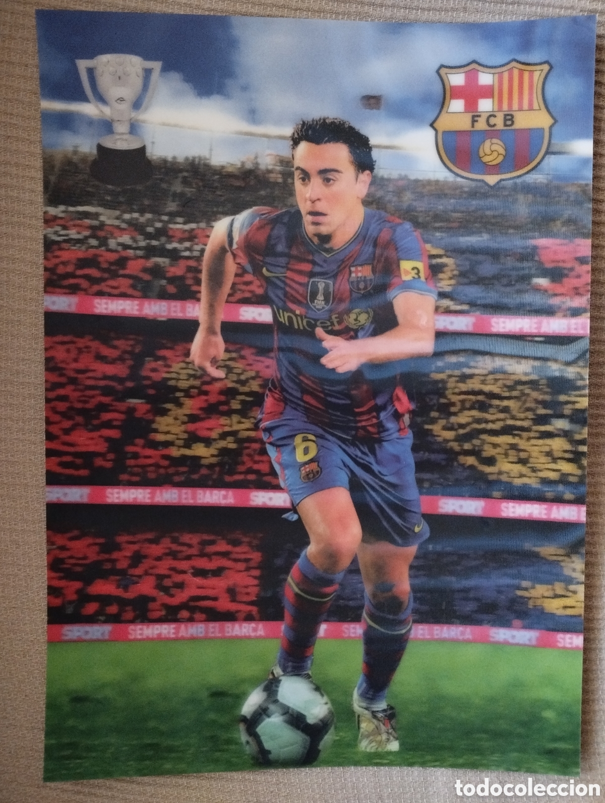Coleccionismo deportivo: LOS CRAKS DEL BARSA EN 3D * XAVI* - Foto 1