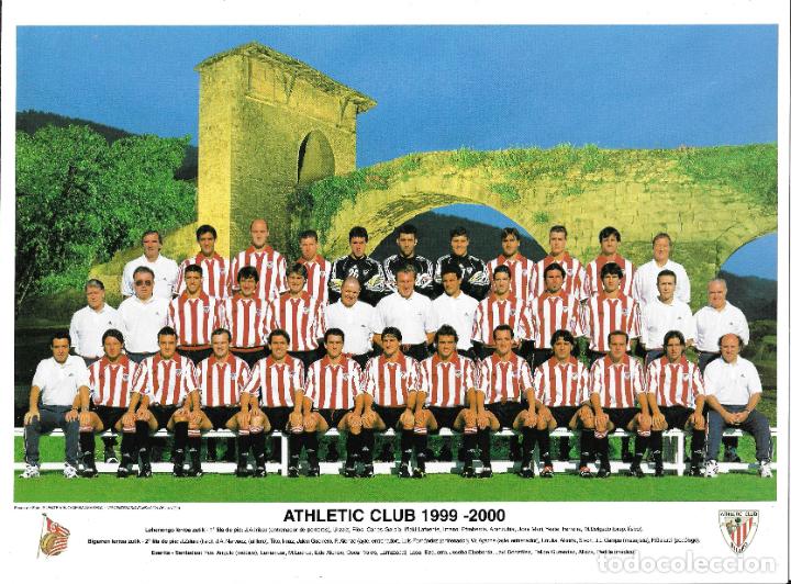 Collectionnisme sportif: FELICITACION DE NAVIDAD DEL ATHLETIC CLUB DE BILBAO. NAVIDADES 1999. TEMPORADA 1999-2000.