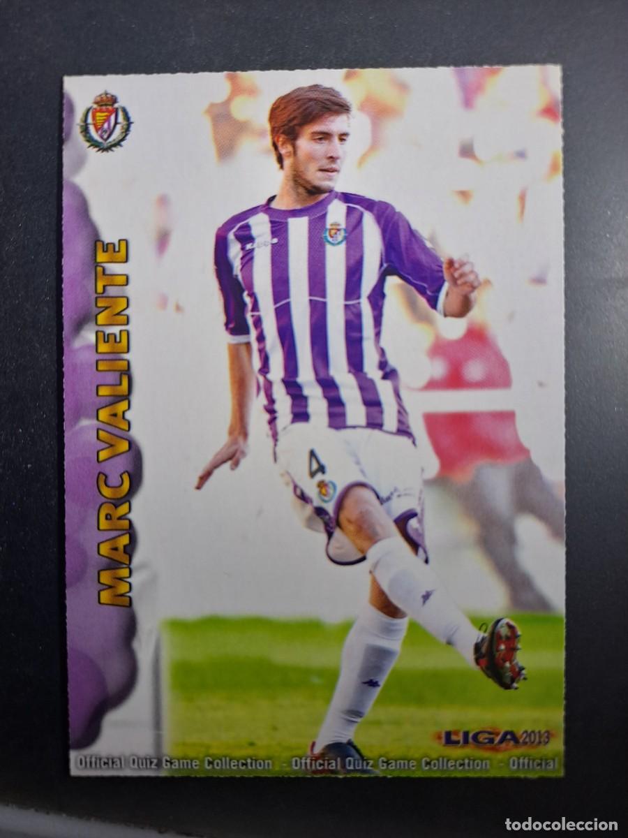 Collectionnisme sportif: QUIZ GAME 2013 MARC VALIENTE 519 VALLADOLID LIGA FICHAS 12 13 2012 MUNDICROMO