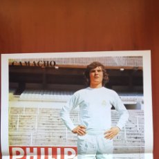 Coleccionismo deportivo: CAMACHO POSTER REAL MADRID EQUIPO DE FÚTBOL