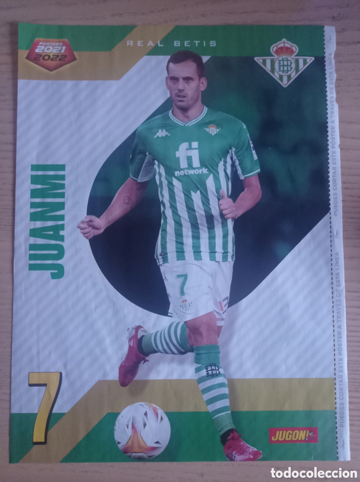 Collectionnisme sportif: P&Oacute;STER JUANMI REAL BETIS KANG-IN LEE RCD MALLORCA REVISTA JUG&Oacute;N TEMPORADA 2021 2022