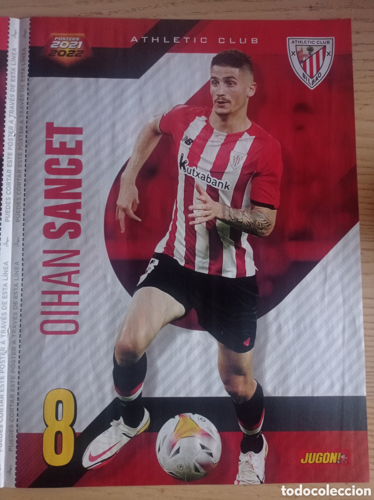 Collectionnisme sportif: P&Oacute;STER SANCET ATHLETIC BILBAO - REINILDO ATL&Eacute;TICO MADRID REVISTA JUG&Oacute;N TEMPORADA 2021 2022