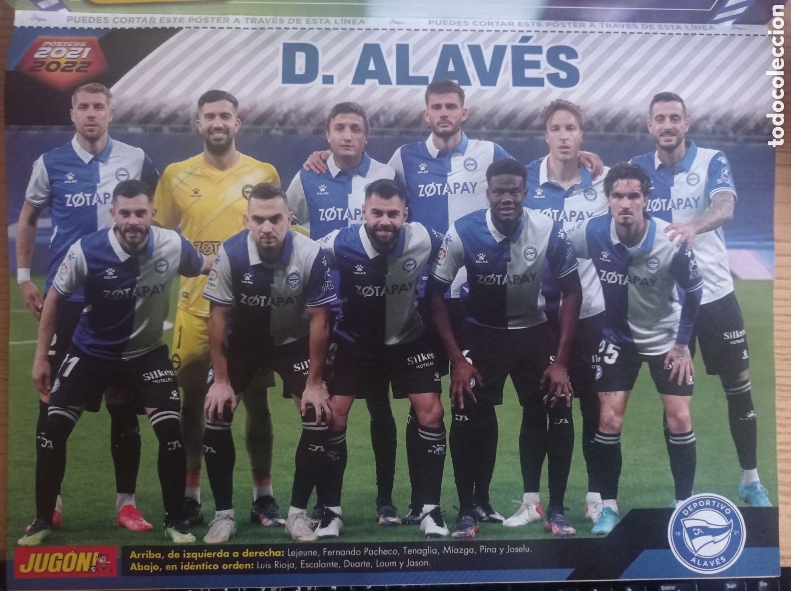 Collectionnisme sportif: P&Oacute;STER DEPORTIVO ALAV&Eacute;S - LUCAS BOY&Eacute; ELCHE CF REVISTA JUG&Oacute;N TEMPORADA 2021 2022