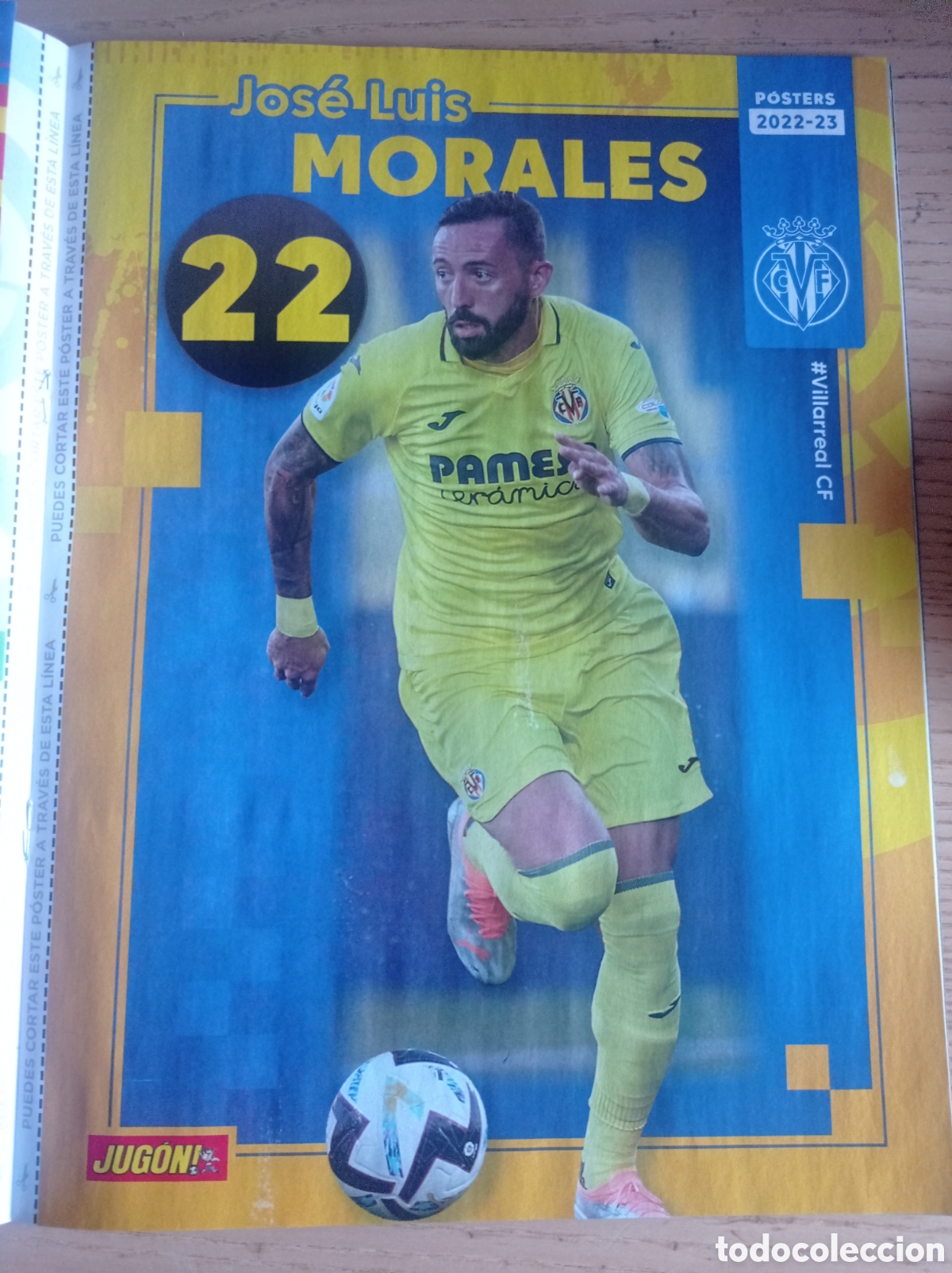 Collectionnisme sportif: P&Oacute;STER MORALES VILLARREAL CF - CASTILLEJO VALENCIA CF REVISTA JUG&Oacute;N 2022 2023
