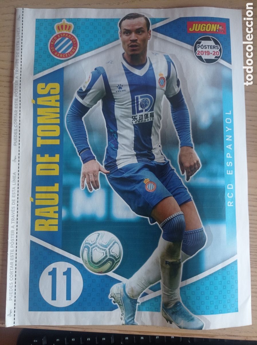 Collectionnisme sportif: P&Oacute;STER DE TOM&Aacute;S RCD ESPANYOL - ORELLANA SD EIBAR REVISTA JUG&Oacute;N 2019 2020