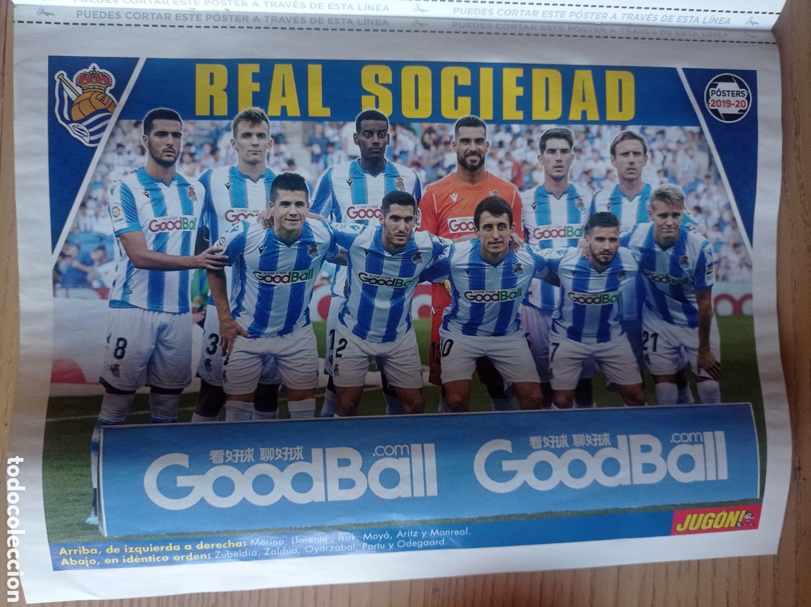 Collectionnisme sportif: P&Oacute;STER REAL SOCIEDAD - SUSO SEVILLA CF REVISTA JUG&Oacute;N 2019 2020