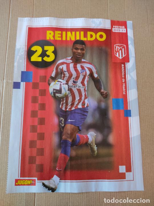 Collectionnisme sportif: REINILDO ATLETICO MADRID LOIC BAD&Eacute; SEVILLA 22-23 DOBLE P&Oacute;STER 1 P&Aacute;G REVISTA JUG&Oacute;N 2022-2023