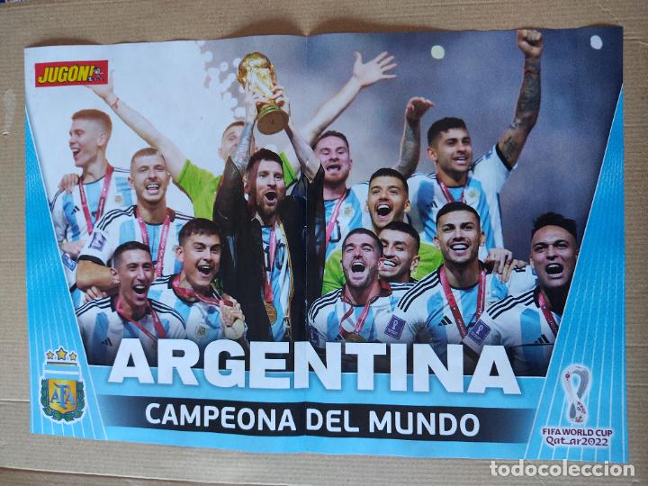 Collectionnisme sportif: ARGENTINA MESSI CAMPEON MUNDIAL QATAR 2022 PEDRI BARCELONA BAR&Ccedil;A DOBLE P&Oacute;STER 2 P&Aacute;G REVISTA JUG&Oacute;N