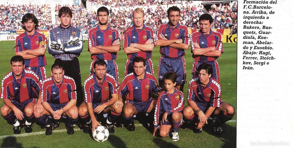 Collectionnisme sportif: BAR&Ccedil;A: Recorte de la temporada 94-95
