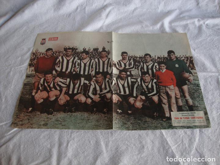 Sammelleidenschaft Sport: POSTER CLUB DE F&Uacute;TBOL CARTAGENA. REVISTA SEMANA. LIGA 1960 - 61