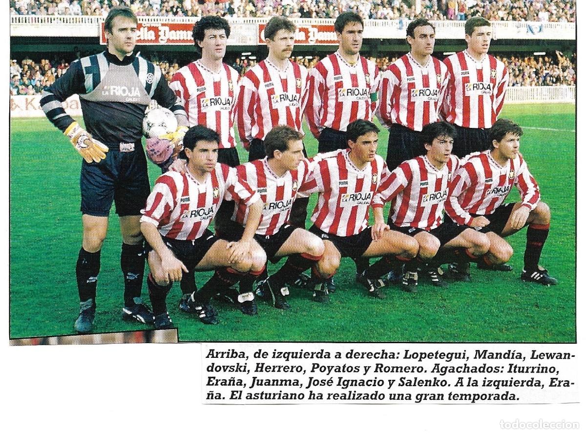 Coleccionismo deportivo: CD. LOGRO&Ntilde;&Eacute;S: Recorte de la temporada 93-94 - Foto 1