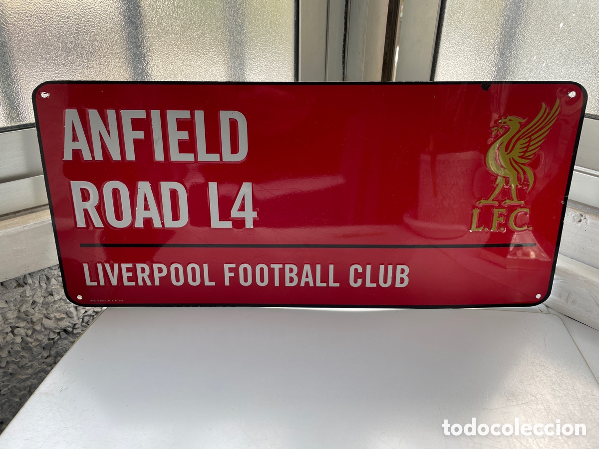 Coleccionismo deportivo: Placa liverpool FC - Foto 2