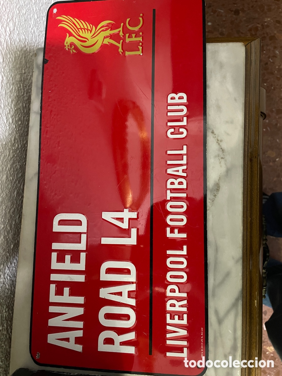Coleccionismo deportivo: Placa liverpool FC - Foto 3