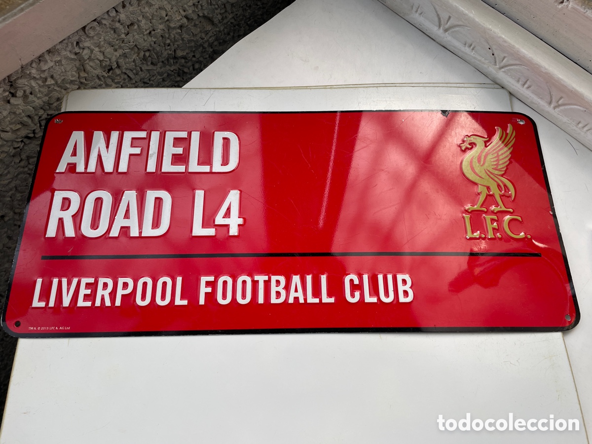 Colecionismo desportivo: Placa liverpool FC