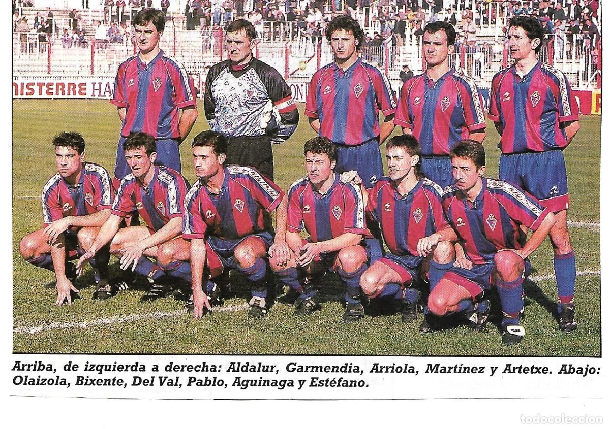 Coleccionismo deportivo: SD. EIBAR: Recorte de la temporada 94-95 - Foto 1