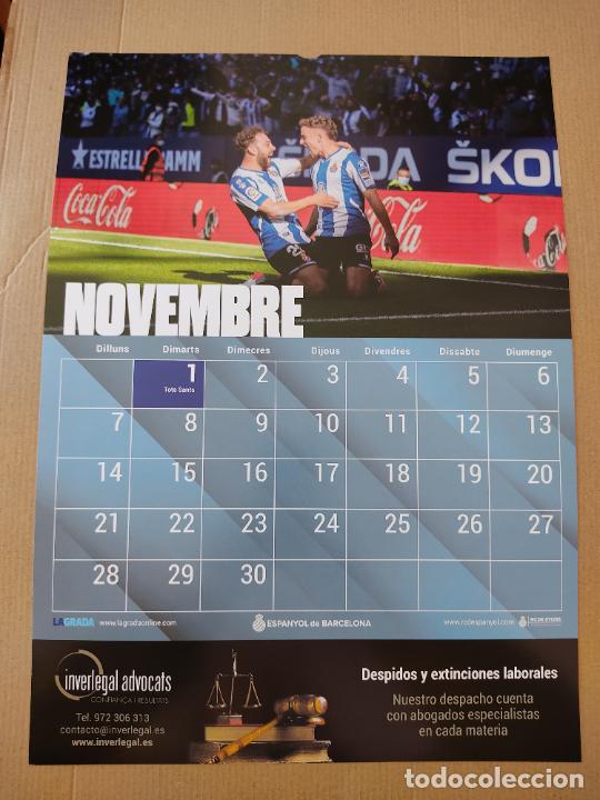 Collectionnisme sportif: KEIDI BARE ADRI&Agrave; PEDROSA TIPO LAMINA POSTER 1 P&Aacute;GINA CALENDARIO 2022 ESPANYOL LIGA FUTBOL 21-22