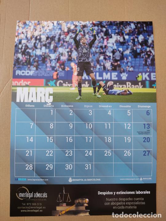 Collectionnisme sportif: DIEGO LOPEZ MAR&Ccedil; TIPO LAMINA POSTER 1 P&Aacute;GINA CALENDARIO 2022 ESPANYOL LIGA FUTBOL 21-22