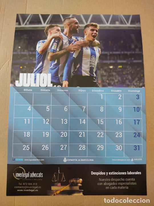 Collectionnisme sportif: PEDROSA DARDER NICO MELAMED TIPO LAMINA POSTER 1 P&Aacute;GINA CALENDARIO 2022 ESPANYOL LIGA FUTBOL 21-22