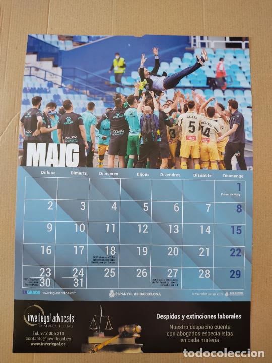 Collectionnisme sportif: EQUIPO PLANTILLA MAIG TIPO LAMINA POSTER 1 P&Aacute;GINA CALENDARIO 2022 ESPANYOL LIGA FUTBOL 21-22